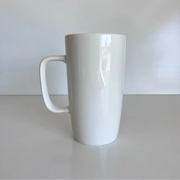 Starbucks Coffee Tea White & Green Spell-out Logo Tall Latte Mug - Picture 3 of 8